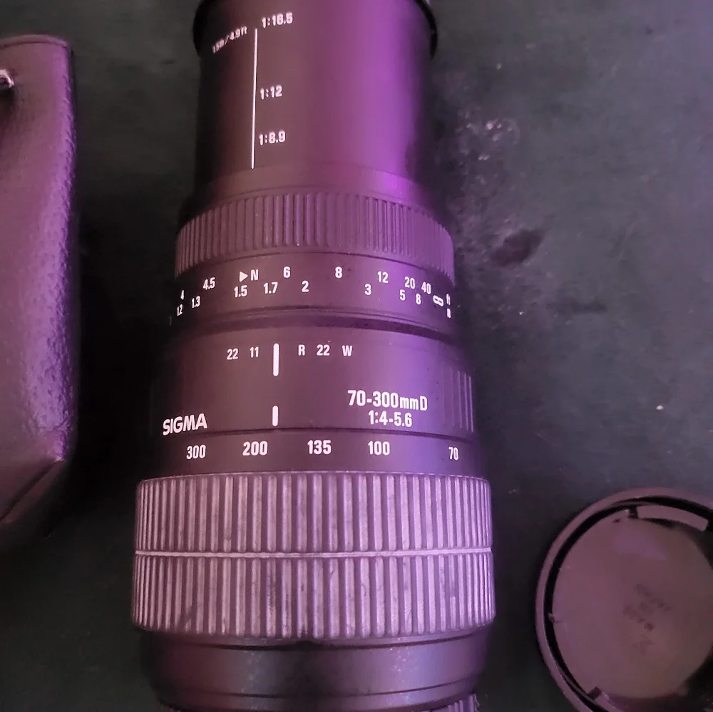SIGMA DG 70-300mmD 1:4-5.6 , Macro Lens for Nikon , 